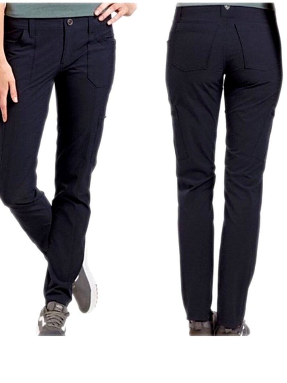 Kuhl Pants Horizon Skinny Hiking Pants style 6276 Dark Gray New size 4